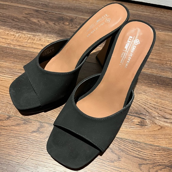 Call it Spring platform sandals NWOT - Picture 4 of 6